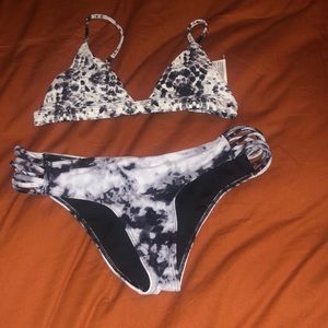 Marble two piece bikini